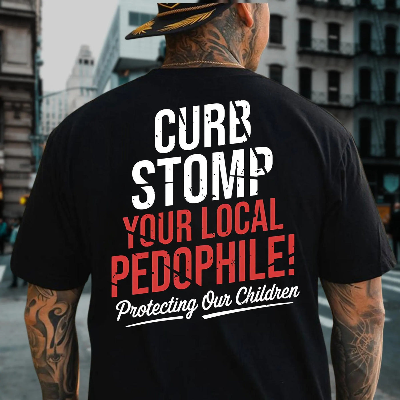 Curb Stomp Your Local Pedophile Shirt, Anti Pedophile Graphic Shirt, Dead Pedophiles Tee, Pedo Hangout Shirt, Save The Children Shirt