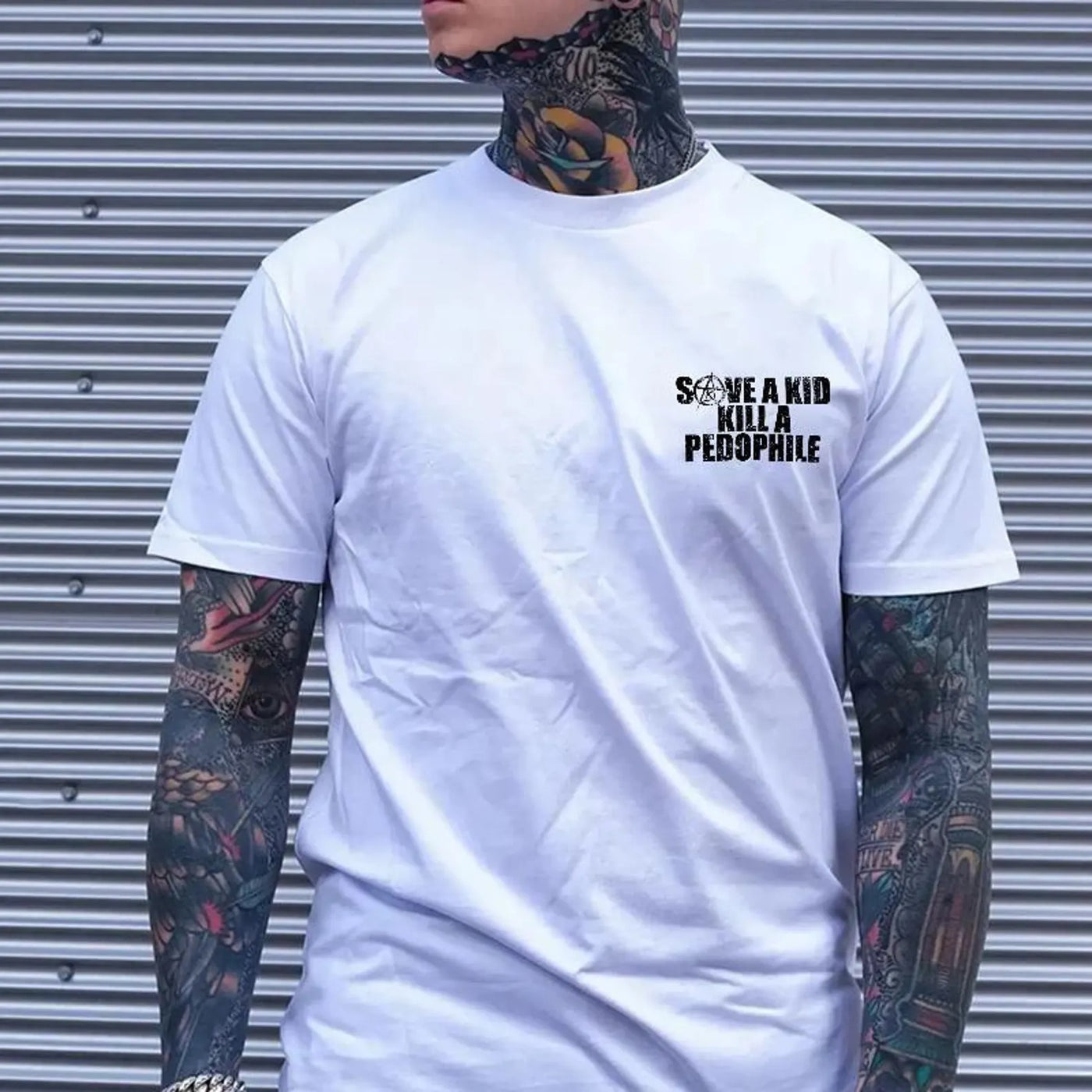 SAVE A KILL A PEDOPHILE 2 Side Sweatshirt, T-shirt, Hoodie, Gifts Suitable for Anyone