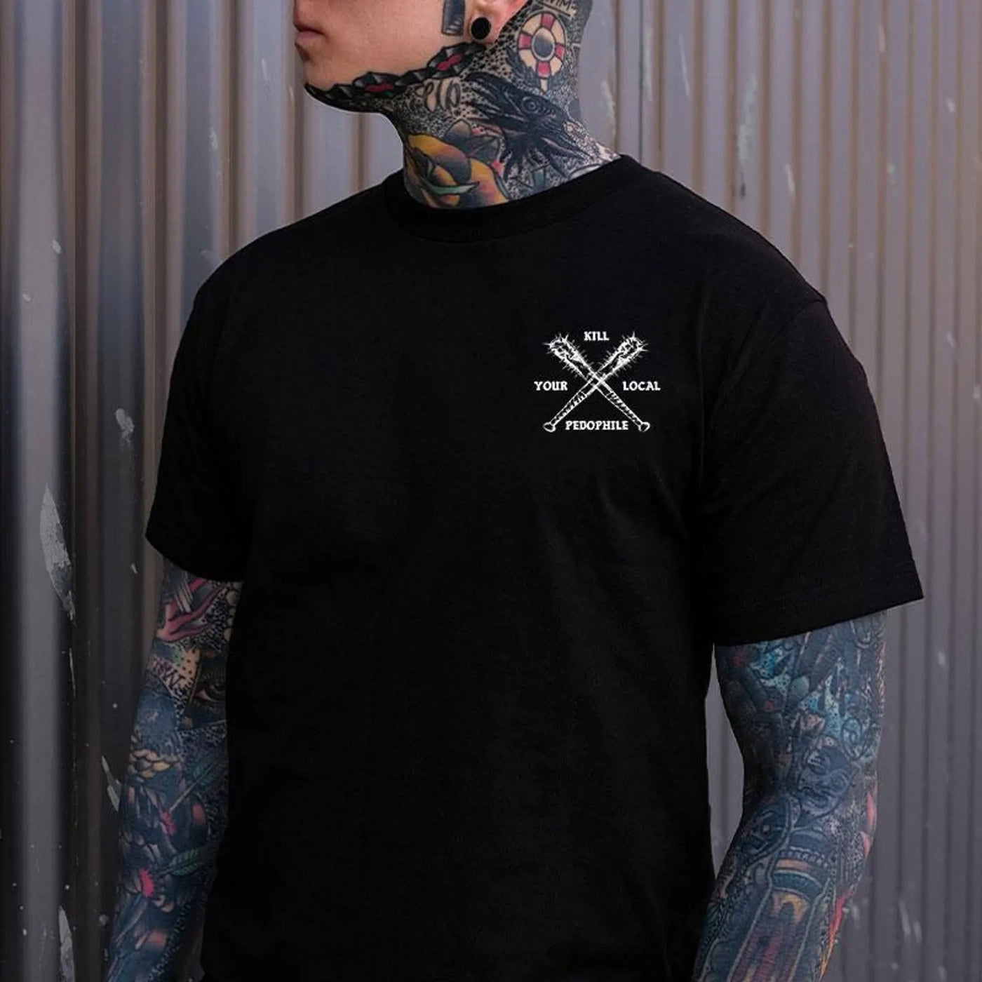 Kill Your Local Pedo 2 Sided T-Shirt, Unisex Hoodie, Graphic Sweatshirt, Anti-Pedophile Tee, Activist Clothing, Protest Shirt