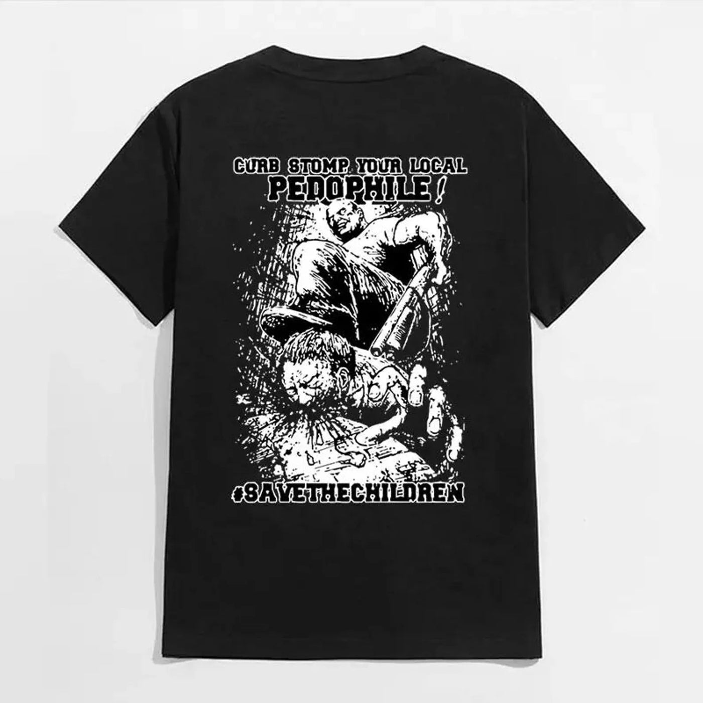 Curb Stomp Your Local Pedophile Sweatshirt, Anti Pedophile Shirt, Dead Pedophiles Hoodie, Pedo Hangout Shirt, Save The Children Shirt